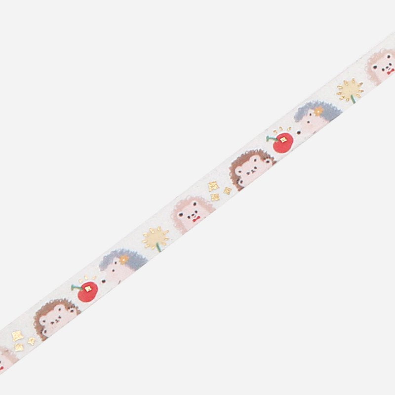 BGM Foil Stamping Masking Tape: Life - Hedgehog