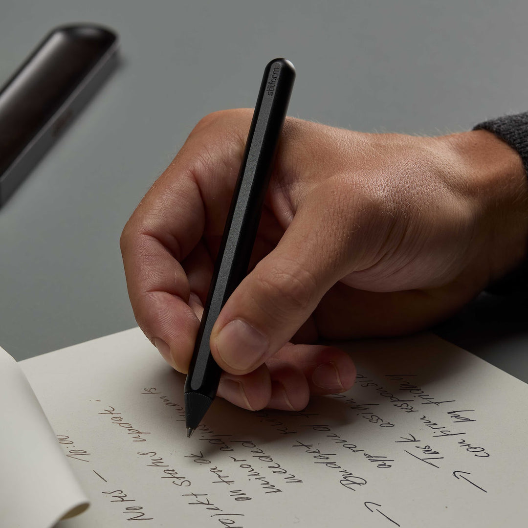 Stilform AEON Warp Black Aluminium Ballpoint Pen (4)