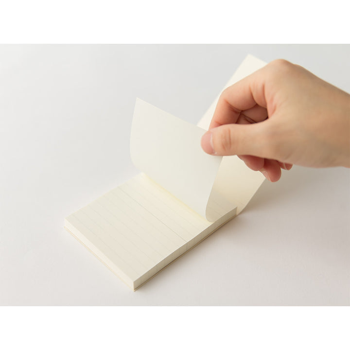 MD Paper Sticky Memo Pad <A7> Lined — MD Paper memo pad — premium stationery and lifestyle, at Cityluxe Singapore