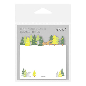 Midori Sticky Notes Die-Cutting Forest