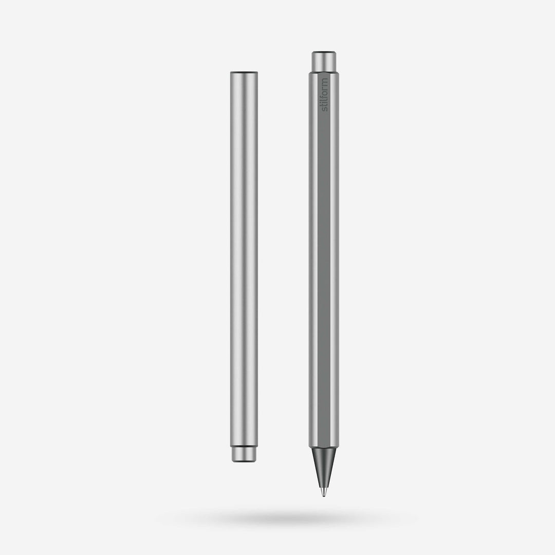 Stilform FLOW Comet Grey Aluminium Rollerball Pen