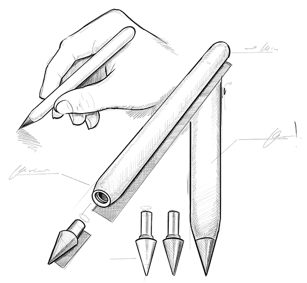 Stilform AEON Pure Warp Black Aluminium Mechanical Pencil (4)