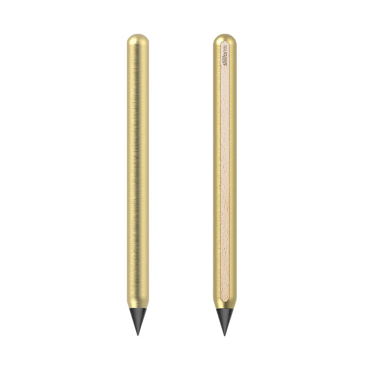 Stilform AEON Radial Brushed Brass Mechanical Pencil (3)