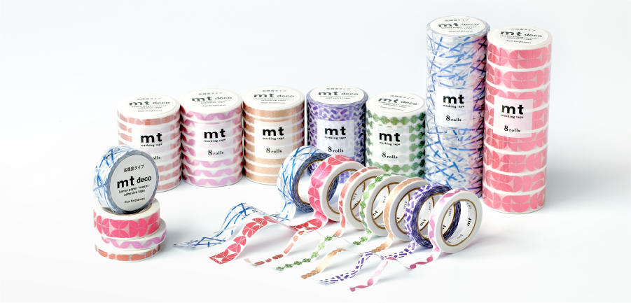MT Basic Washi Tape - Dark Violet — roll side