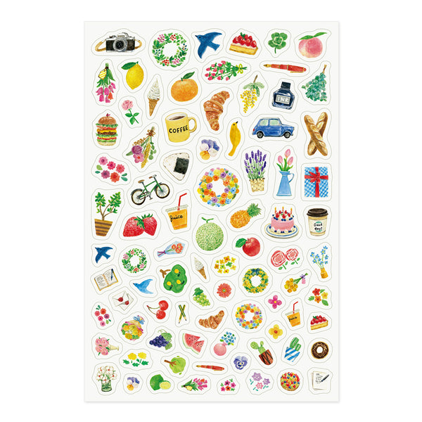 Load image into Gallery viewer, Midori Yuru Log Sticker (1 Sheet) - Motif
