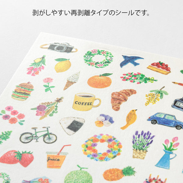 Load image into Gallery viewer, Midori Yuru Log Sticker (1 Sheet) - Motif
