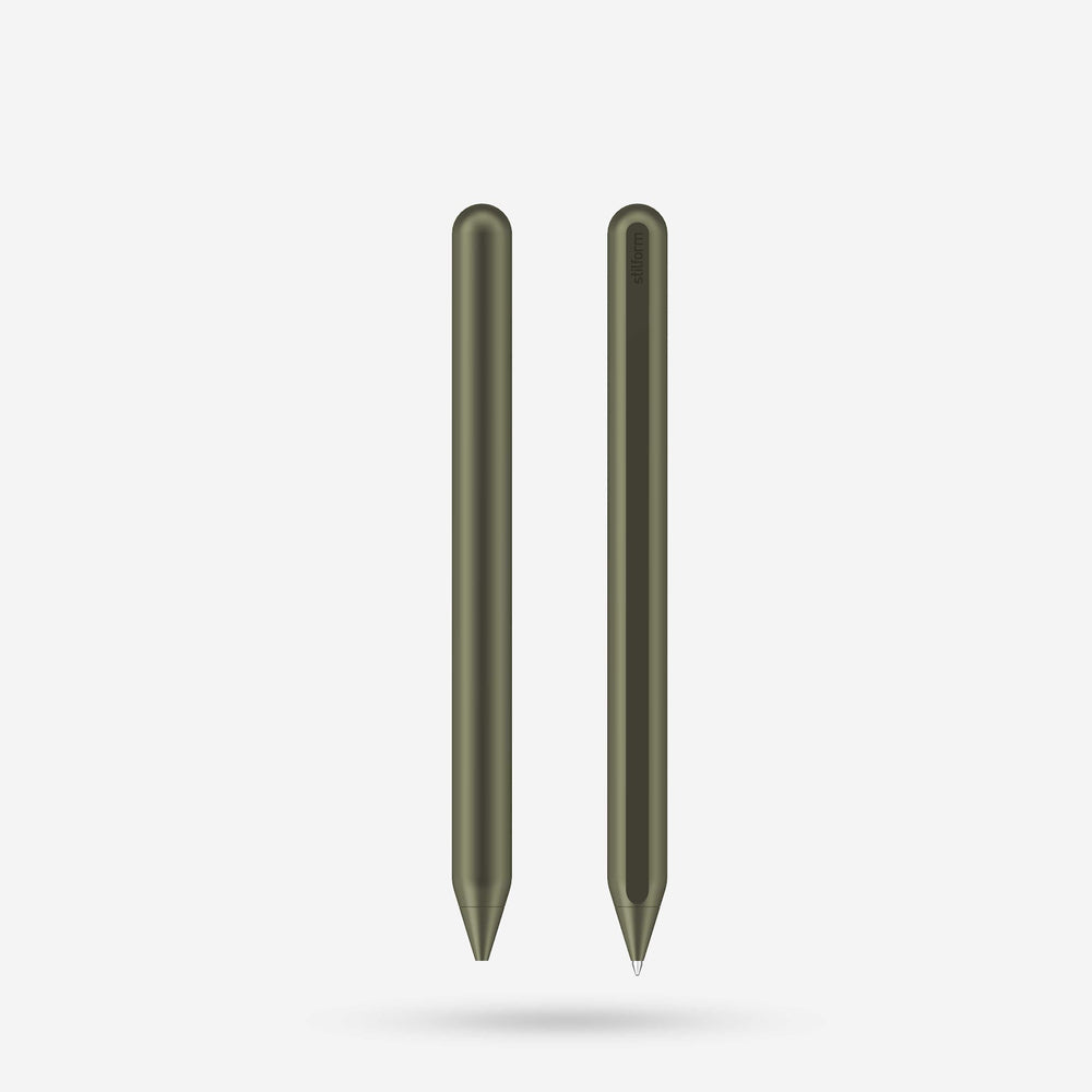 Stilform AEON Moss Green Aluminium Ballpoint Pen (2)