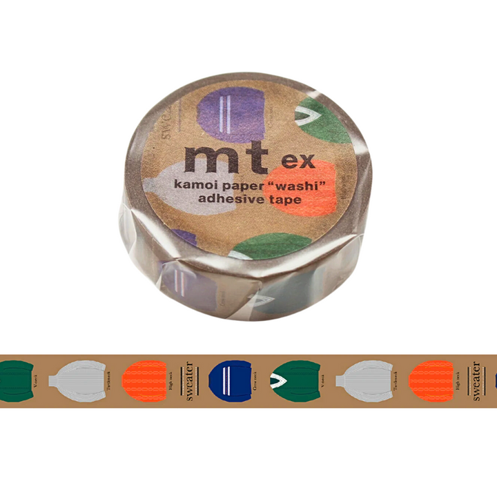 MT EX Washi Tape - Various Sweaters