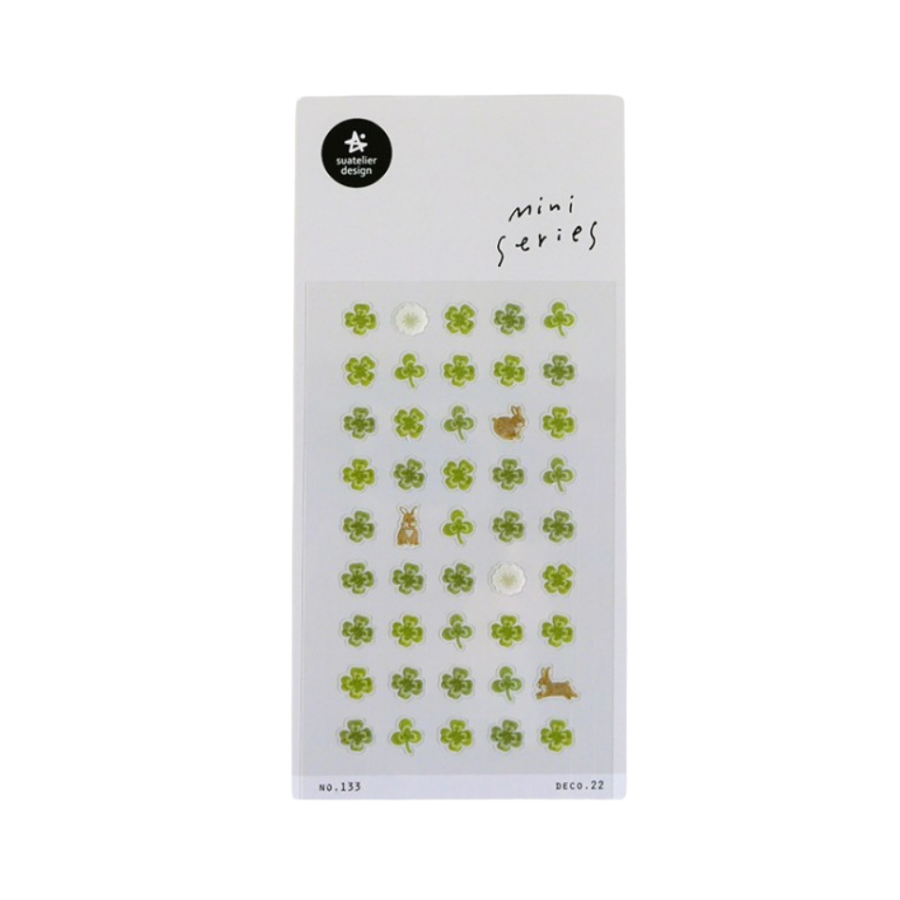 Suatelier Sticker Mini Series - Deco.22 (Clover Field) — side view