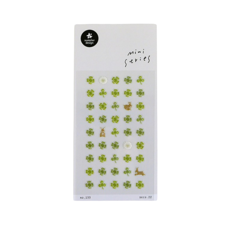 Suatelier Sticker Mini Series - Deco.22 (Clover Field) — side view
