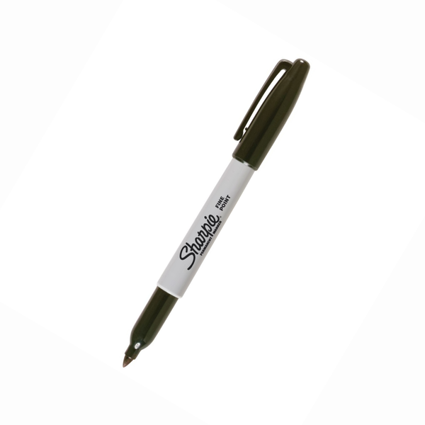 Sharpie Fine Point Permanent Markers Black Set of 2
