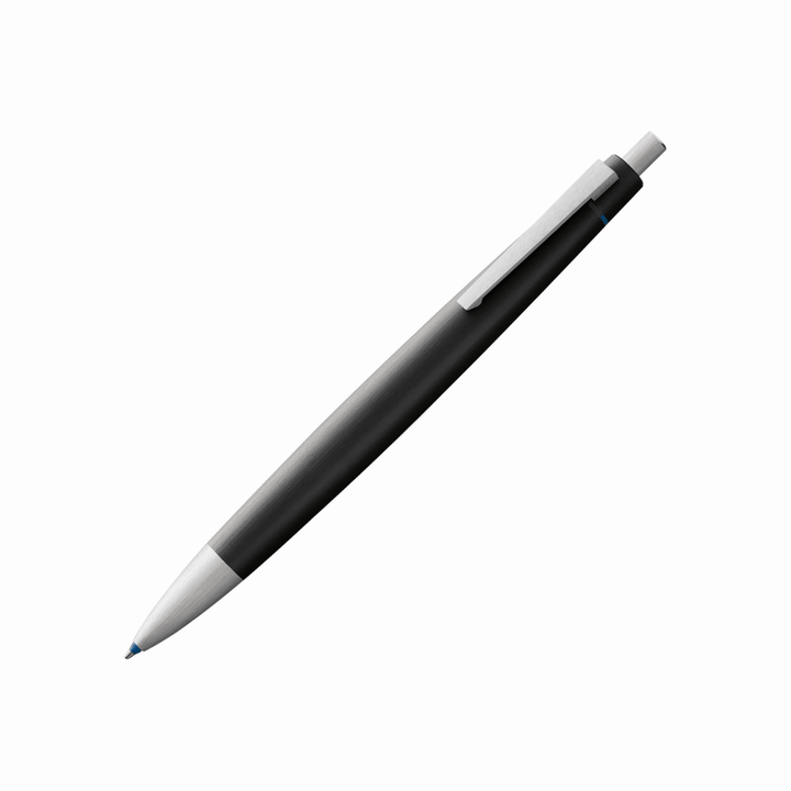 LAMY 2000 4 Color Ballpoint Pen with Brushed Stainless Steel Clip - Black