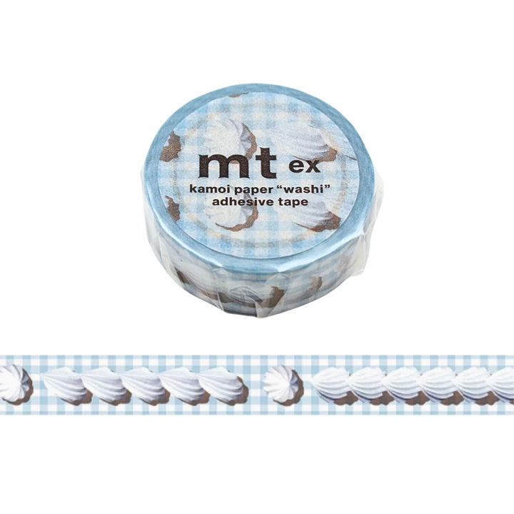 MT EX Washi Tape - Whipped Cream Line