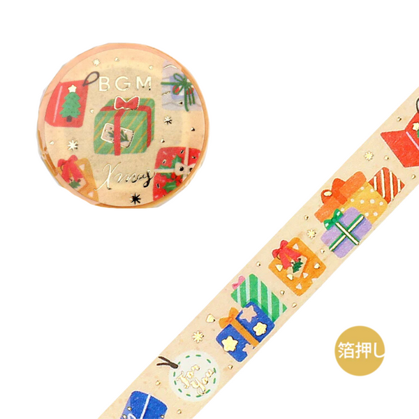 画像をギャラリービューアに読み込む, BGM Christmas Limited 2023 Masking Tape - Gift
