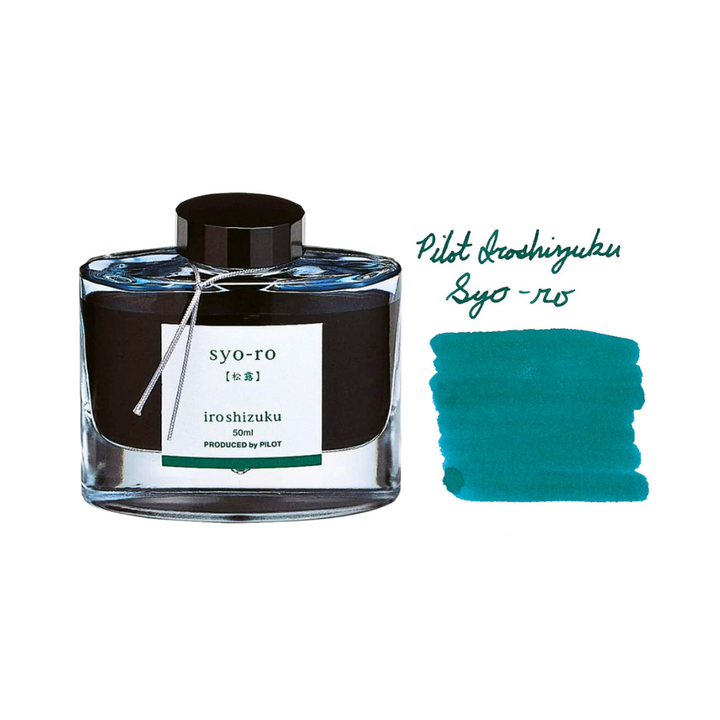 Pilot Iroshizuku 50ml Ink Bottle Fountain Pen Ink - Syo-ro (Grey Turquoise)