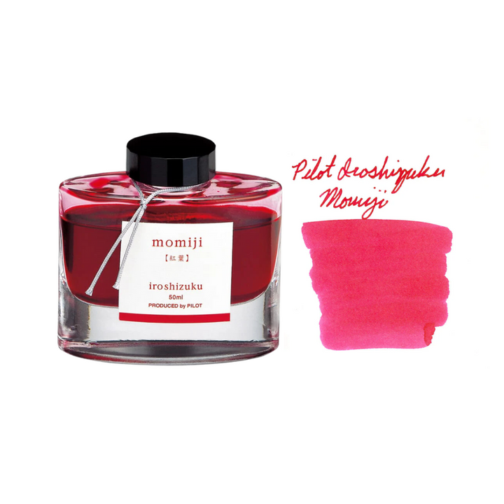 Pilot Iroshizuku 50ml Ink Bottle Fountain Pen Ink - Momiji (Autumn Leaves)