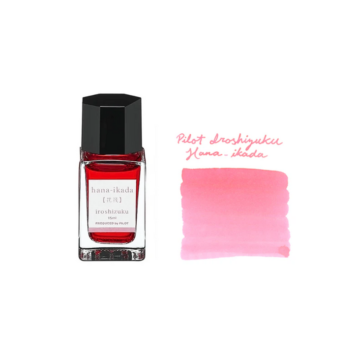 Pilot Iroshizuku 15ml Ink Bottle in Hana-Ikada (Cherry Blossom Petals) — PILOT fountain pen ink — premium bottled ink for writing, at Cityluxe Singapore
