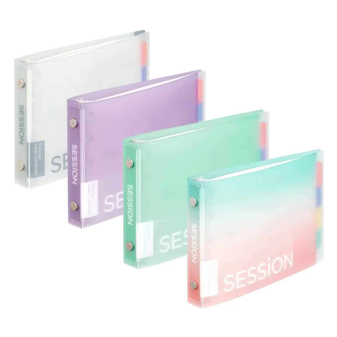 Maruman Mini size Binder SESSiON MINI Mint Green — detail view