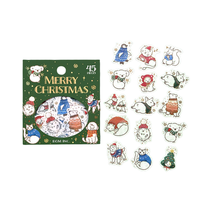 BGM Foil Stamping Christmas Limited Edition Flake Seal - Knitwear