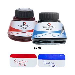 Sheaffer Ink Bottle Bundle (50ml) - Blue + Red