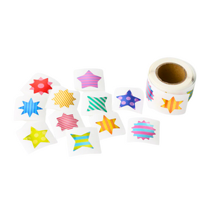 Midori Roll Sticker Star Metallic