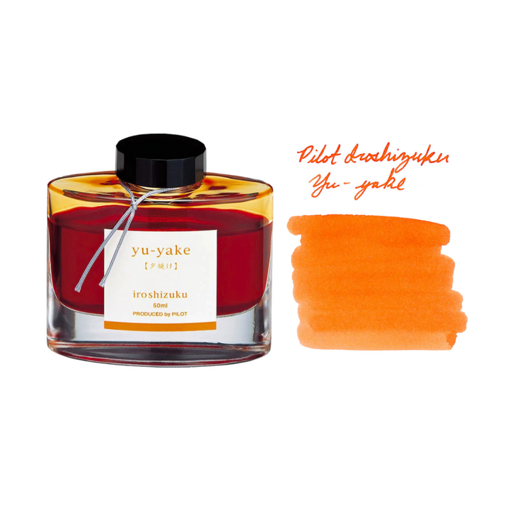 Pilot Iroshizuku 50ml Ink Bottle Fountain Pen Ink - Yu-yake (Burnt Orange)