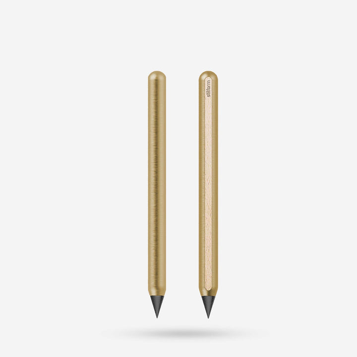Stilform AEON Radial Brushed Brass Mechanical Pencil