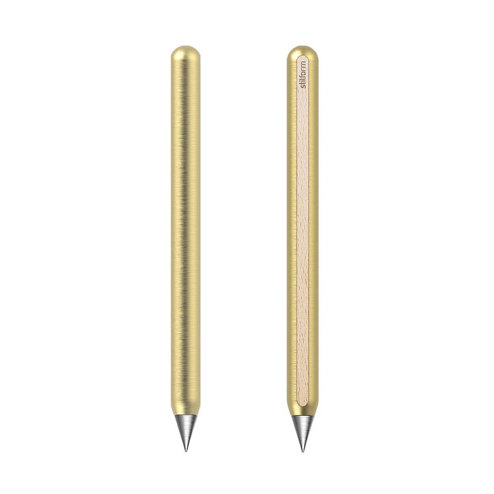 Stilform AEON Radial Brushed Brass Mechanical Pencil (4)