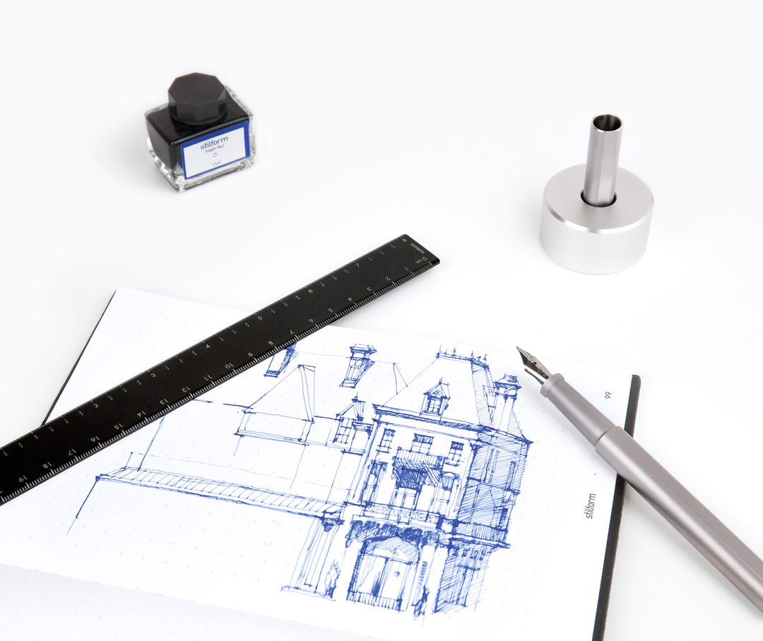 Stilform Aluminium Ruler 20 cm – Comet Grey (4)