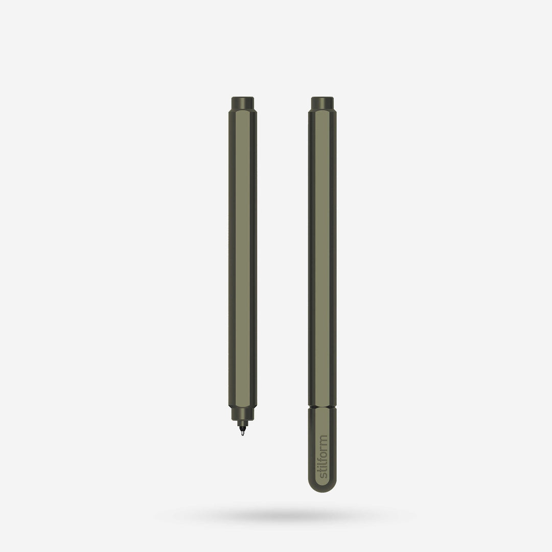 Stilform ARC Moss Green Aluminium Gel Pen