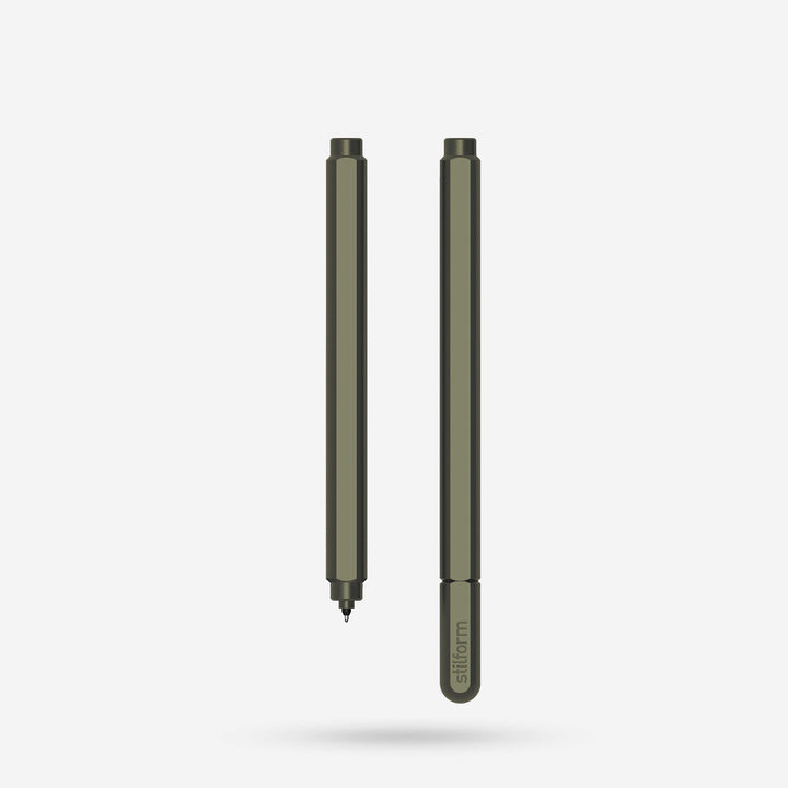 Stilform ARC Moss Green Aluminium Gel Pen