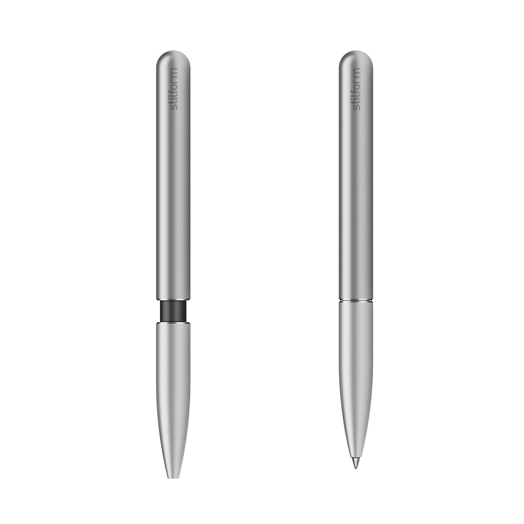 Stilform PEN Comet Grey Aluminium Ballpoint Pen (2)