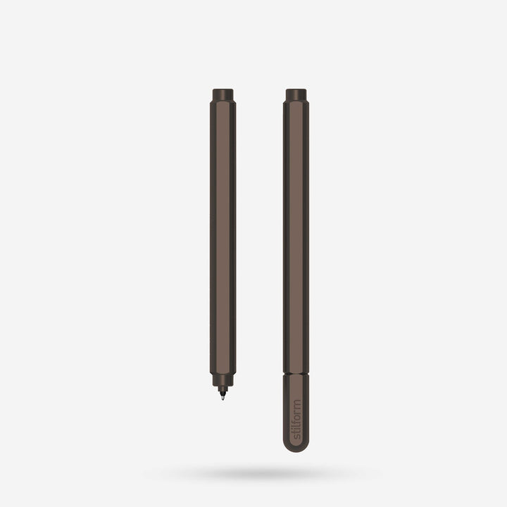 Stilform ARC Walnut Brown Aluminium Gel Pen