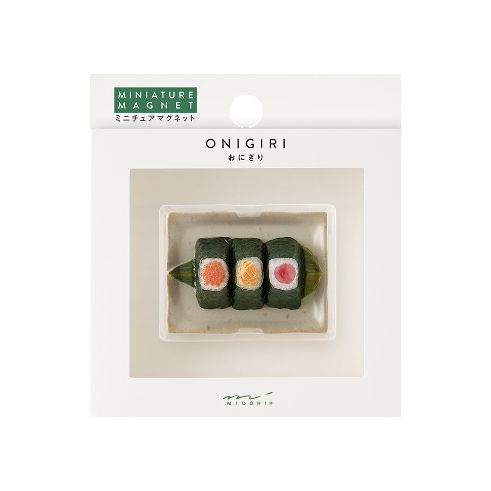 Midori Miniature Magnet in 1pc Onigiri — Midori magnet — premium stationery and lifestyle, at Cityluxe Singapore