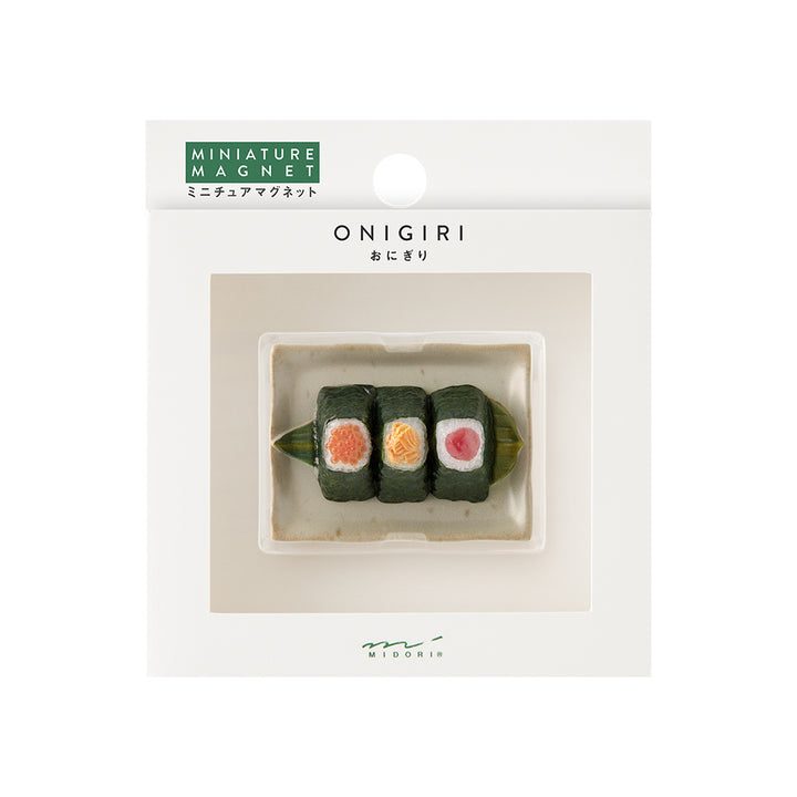Midori Miniature Magnet in 1pc Onigiri — Midori magnet — premium stationery and lifestyle, at Cityluxe Singapore