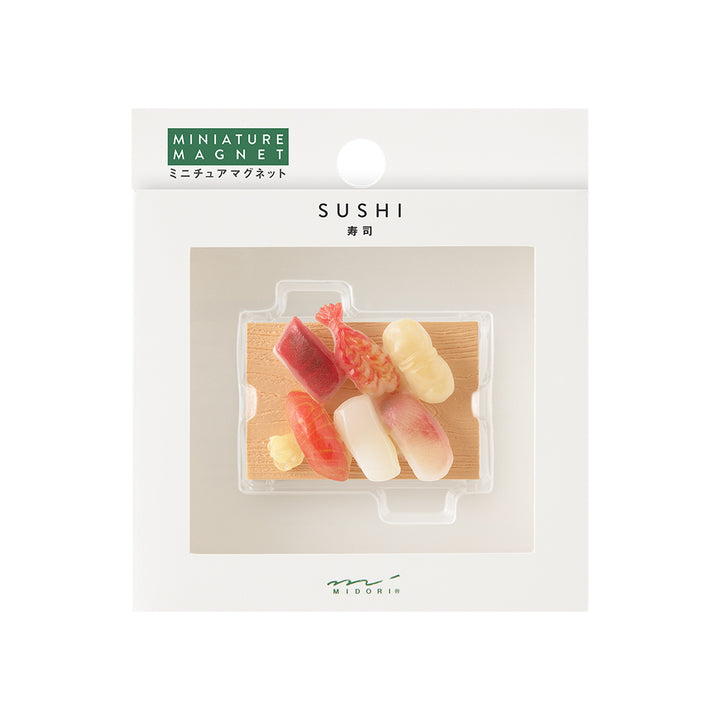 Midori Miniature Magnet in 1pc Sushi — Midori magnet — premium stationery and lifestyle, at Cityluxe Singapore