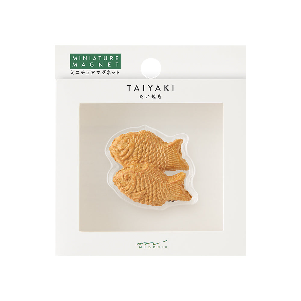 Midori Miniature Magnet in 1pc Taiyaki — Midori magnet — premium stationery and lifestyle, at Cityluxe Singapore