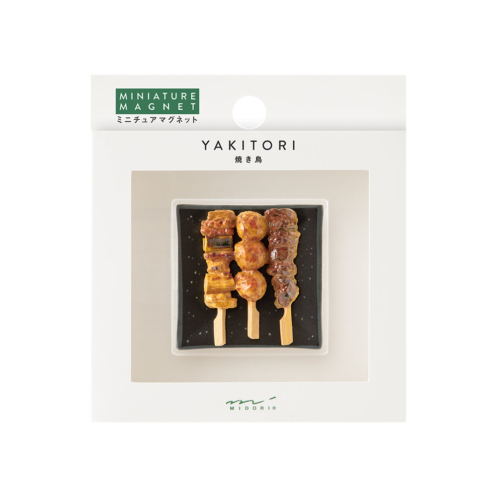 Midori Miniature Magnet in 1pc Yakitori — Midori magnet — premium stationery and lifestyle, at Cityluxe Singapore