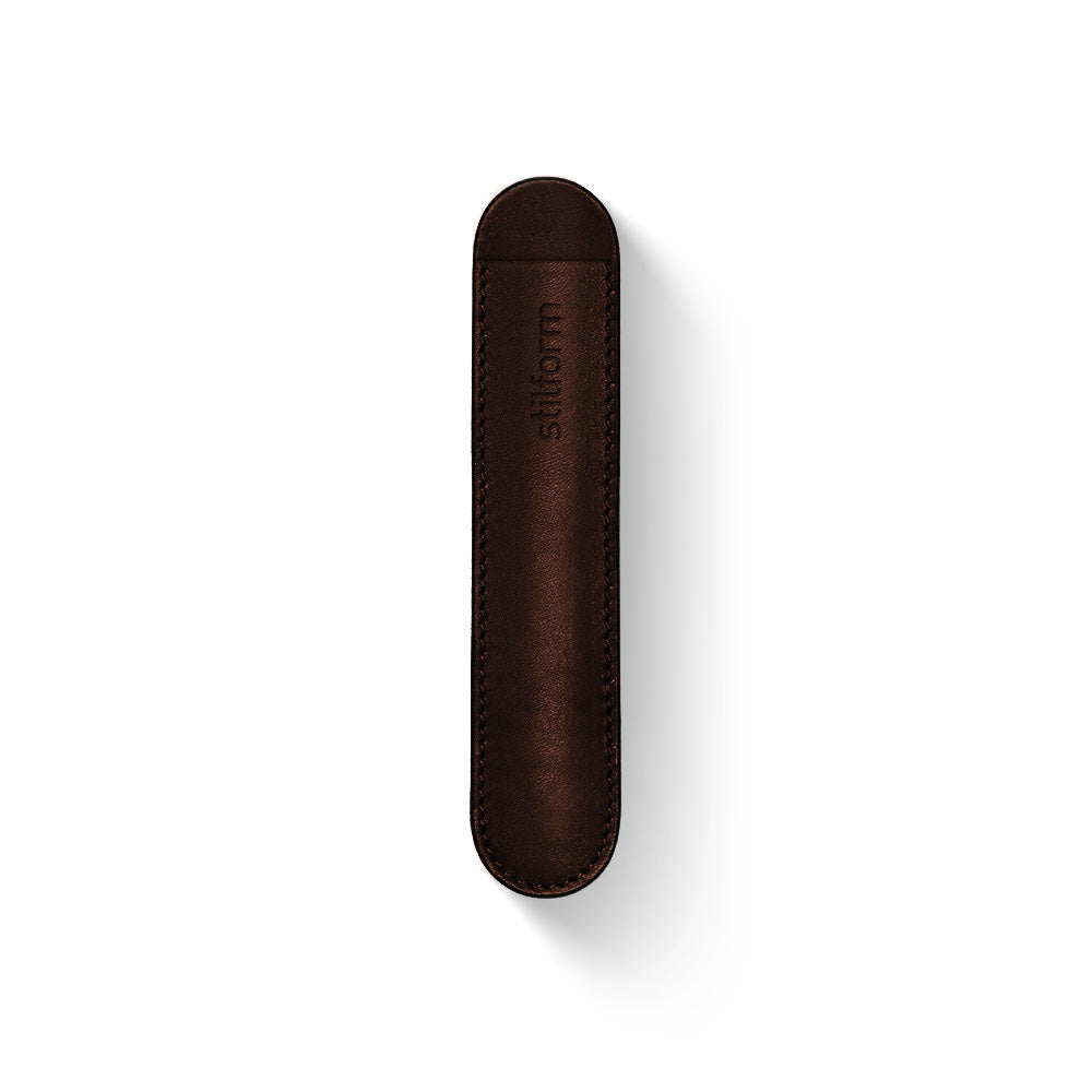 Stilform Leather Pen Pouch – Chestnut