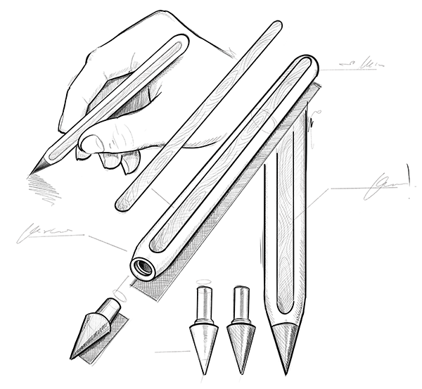 Stilform AEON Graphite Tips HB – 3 Pack (3)