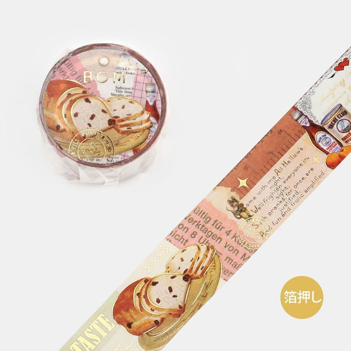 BGM Invitation to Romance Sweetness Masking Tape — BGM washi tape — decorative Japanese paper tape for journaling and craft, at Cityluxe Singapore