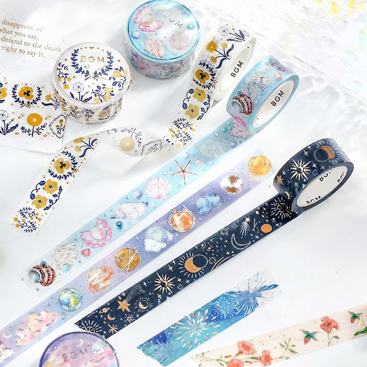 BGM Vitamin Masking Tape — BGM washi tape — decorative Japanese paper tape for journaling and craft, at Cityluxe Singapore