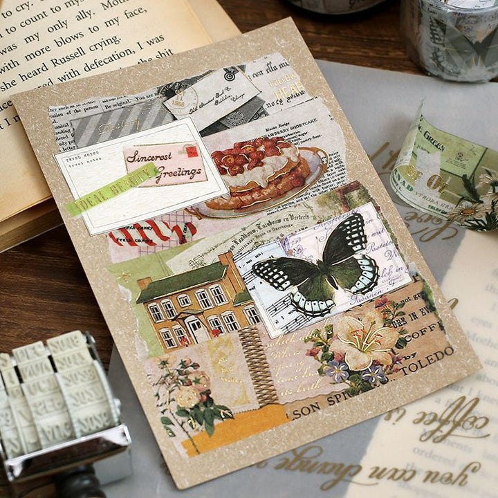 BGM Invitation to Romance Sweetness Masking Tape — BGM washi tape — decorative Japanese paper tape for journaling and craft, at Cityluxe Singapore