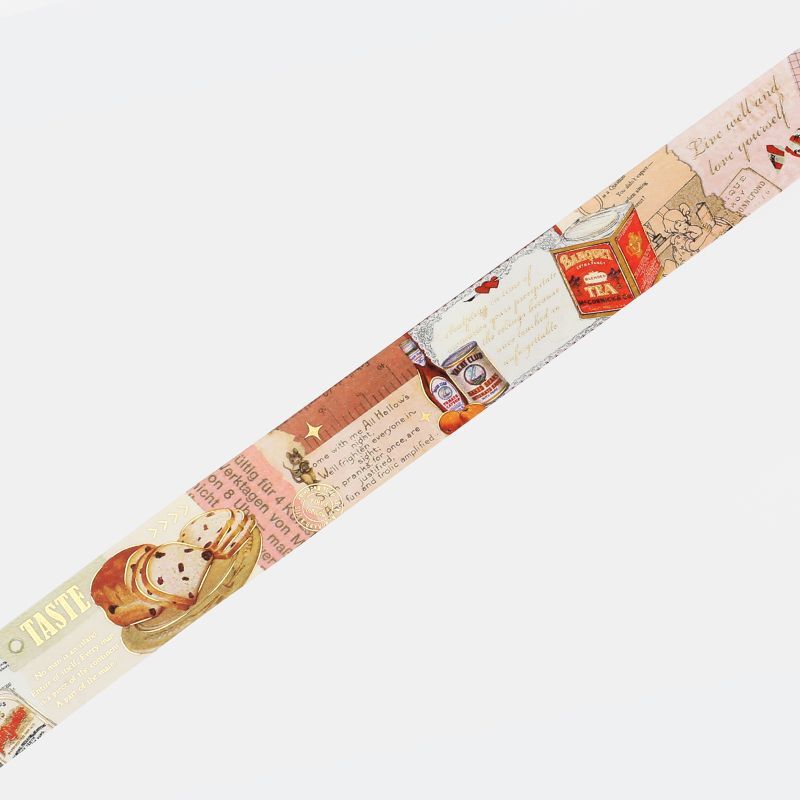 BGM Invitation to Romance Sweetness Masking Tape — BGM washi tape — decorative Japanese paper tape for journaling and craft, at Cityluxe Singapore