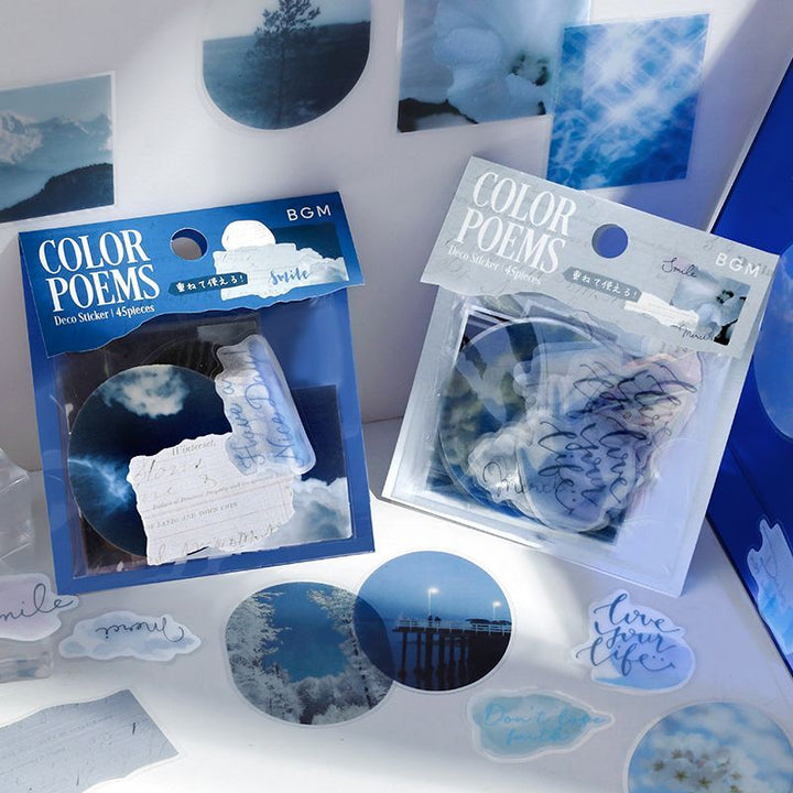 BGM Tracing Paper Seal: Color Poetry - Navy