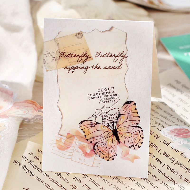 BGM Clear Seal in Natural History/Koicho — BGM washi tape — decorative Japanese paper tape for journaling, at Cityluxe Singapore