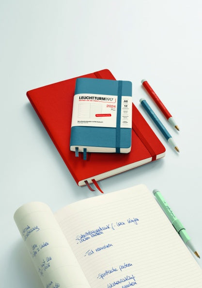 Leuchtturm1917 Recombine A5 Medium Softcover Notebook in Dotted / Lobster — Leuchtturm1917 notebook — quality writing journal with premium paper, at Cityluxe Singapore stationery store