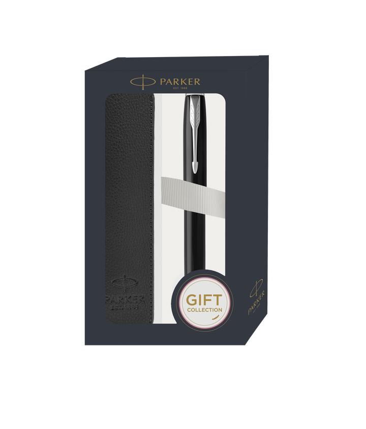 Parker IM Black CT Rollerball With Pen Sleeve Gift Set
