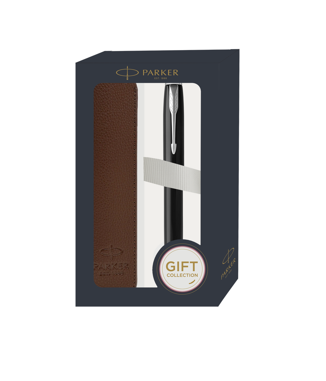 Parker IM Black CT Rollerball With Pen Sleeve Gift Set