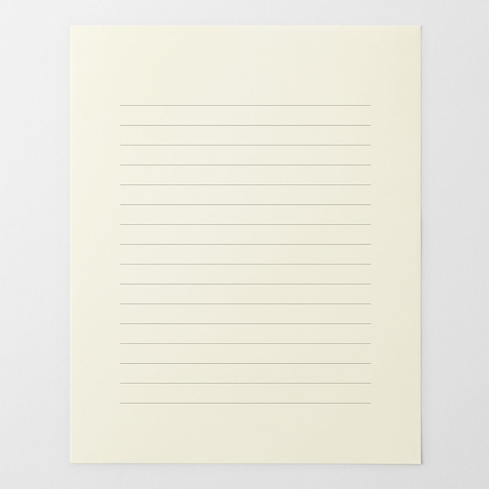 MD Letter Pad Horizontal Ruled Lines A